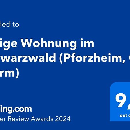 Ruhige Wohnung Im Schwarzwald Pforzheim Exterior foto